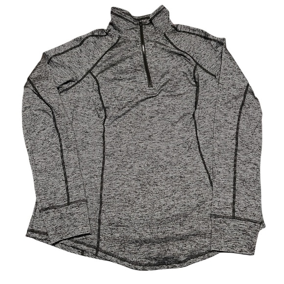 TORID SIZE 0 Performance Core Rib Long Sleeve Mock Neck Zip Pullover - Picture 1 of 7